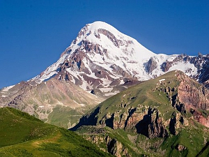 Großer Kaukasus: Blick zum Kasbek
